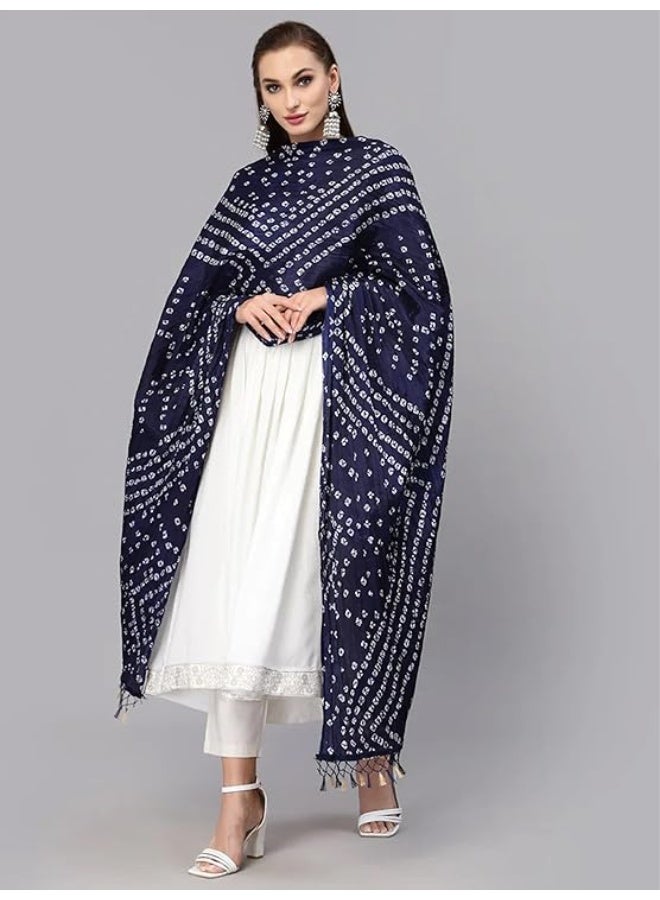 TRENDMALLS وشاح حريري شينون للسيدات من Trendlers بنمط بانداني - Image 2