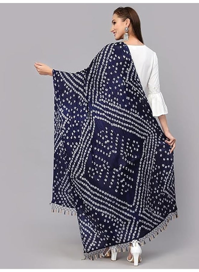 TRENDMALLS وشاح حريري شينون للسيدات من Trendlers بنمط بانداني - Image 3