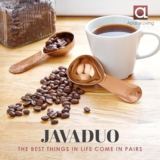 ريحني مجموعة مغارف القهوة من 2 ملعقة كبيرة 2 ملعقة كبيرة 18 كوب 1 أونصة أفضل ملاعق قياس من الفولاذ المقاوم للصدأ للقهوة والشاي والمزيد - Image 3