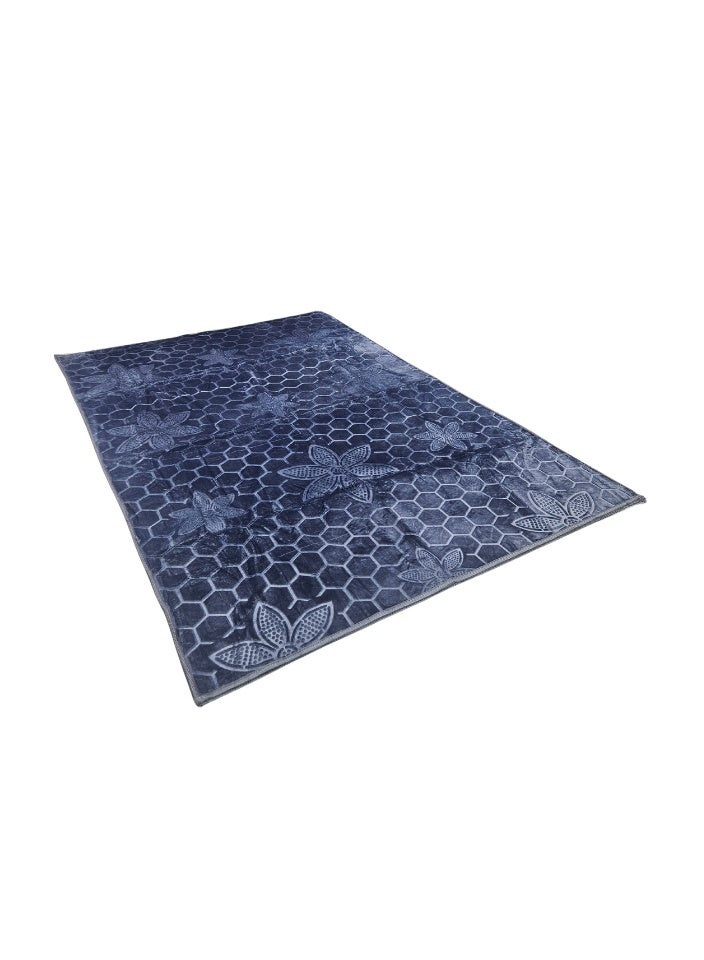 SMART HOME Excellent Velvet Carpets And Rugs, Padded And Soft To The Touch, With Beautiful 3D Patterns A Ground Seating Mat For Trips, Camping, Hiking, And Wilderness, A Luxurious Rug, Size 230X160 Cm - Image 3