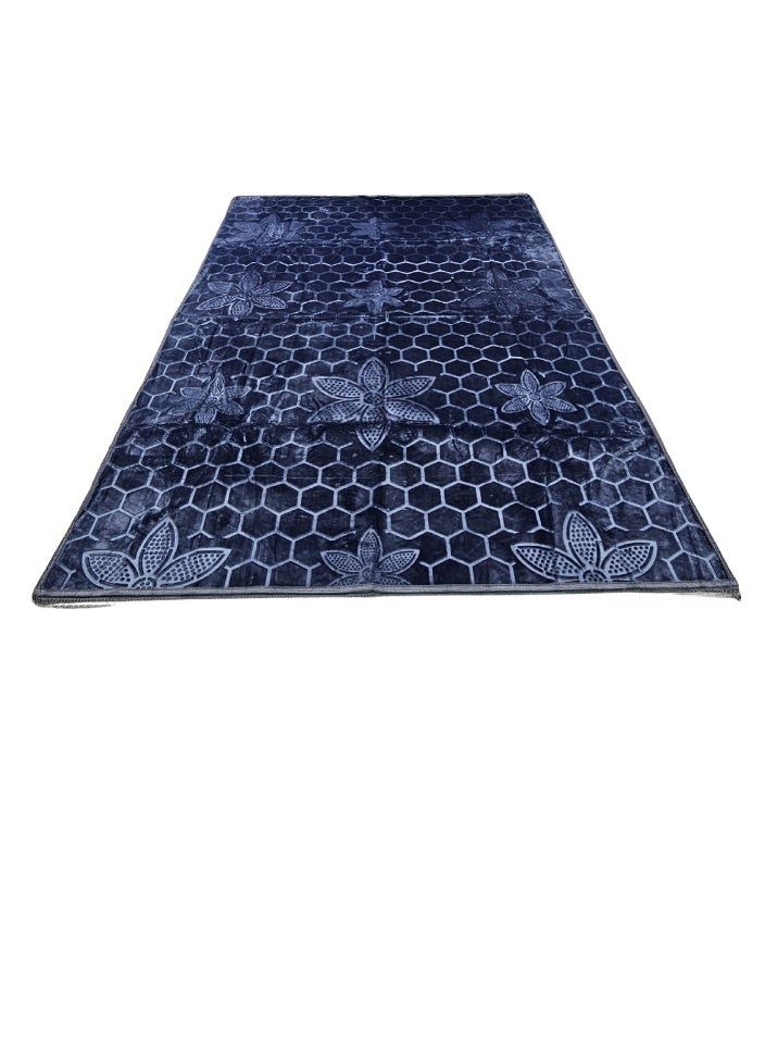 SMART HOME Excellent Velvet Carpets And Rugs, Padded And Soft To The Touch, With Beautiful 3D Patterns A Ground Seating Mat For Trips, Camping, Hiking, And Wilderness, A Luxurious Rug, Size 230X160 Cm - Image 1