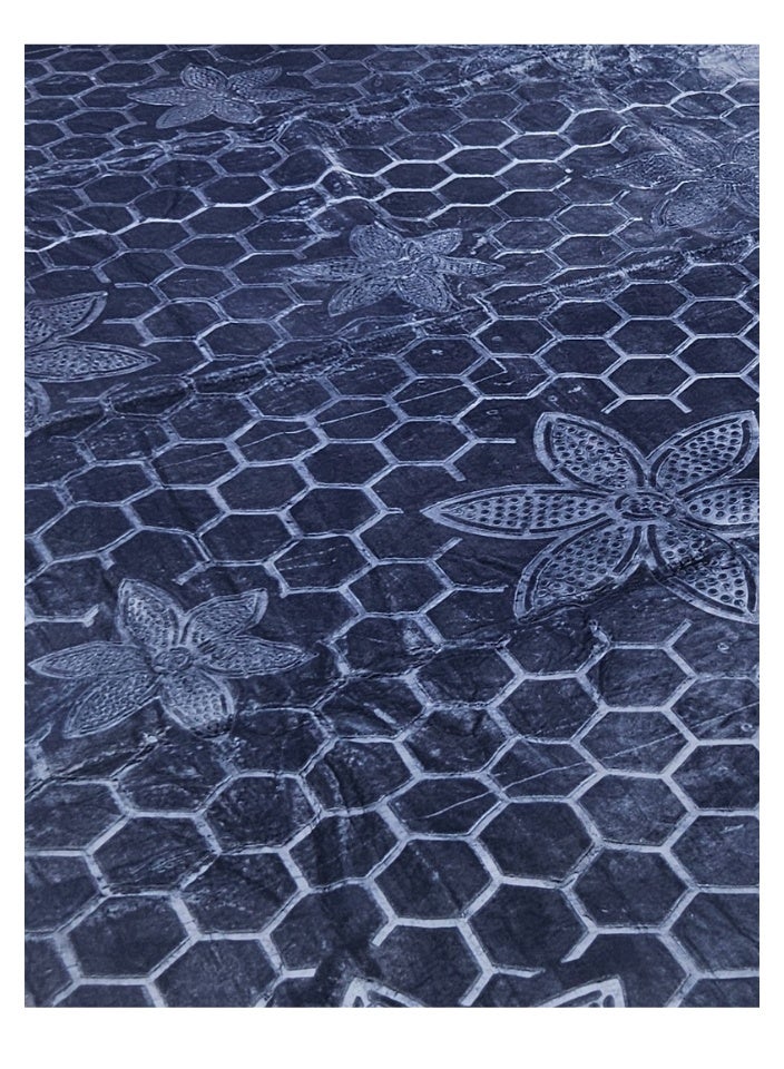 SMART HOME Excellent Velvet Carpets And Rugs, Padded And Soft To The Touch, With Beautiful 3D Patterns A Ground Seating Mat For Trips, Camping, Hiking, And Wilderness, A Luxurious Rug, Size 230X160 Cm - Image 4