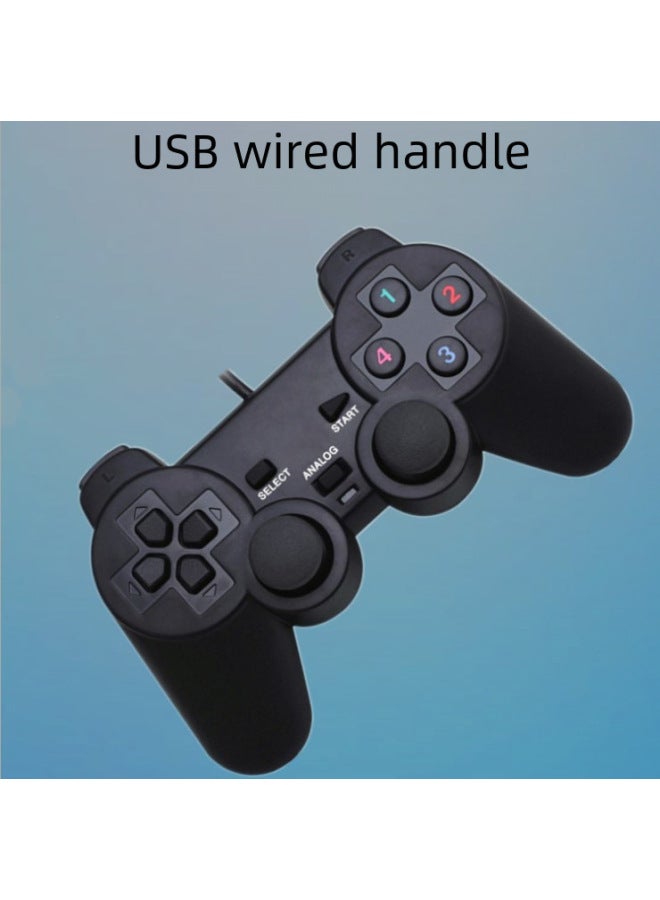 Neutral Ps2 Shape Gamepad 208usb Wired Handle Pc Arcade Game Controller Game Console Accessories - Image 3