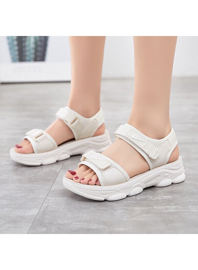 Warrior Huili Women's Outdoor Casual Sports Sandals, Versatile Breathable Beach Shoes For Students, Wsl-0297 Beige, Size 36 - Image 5