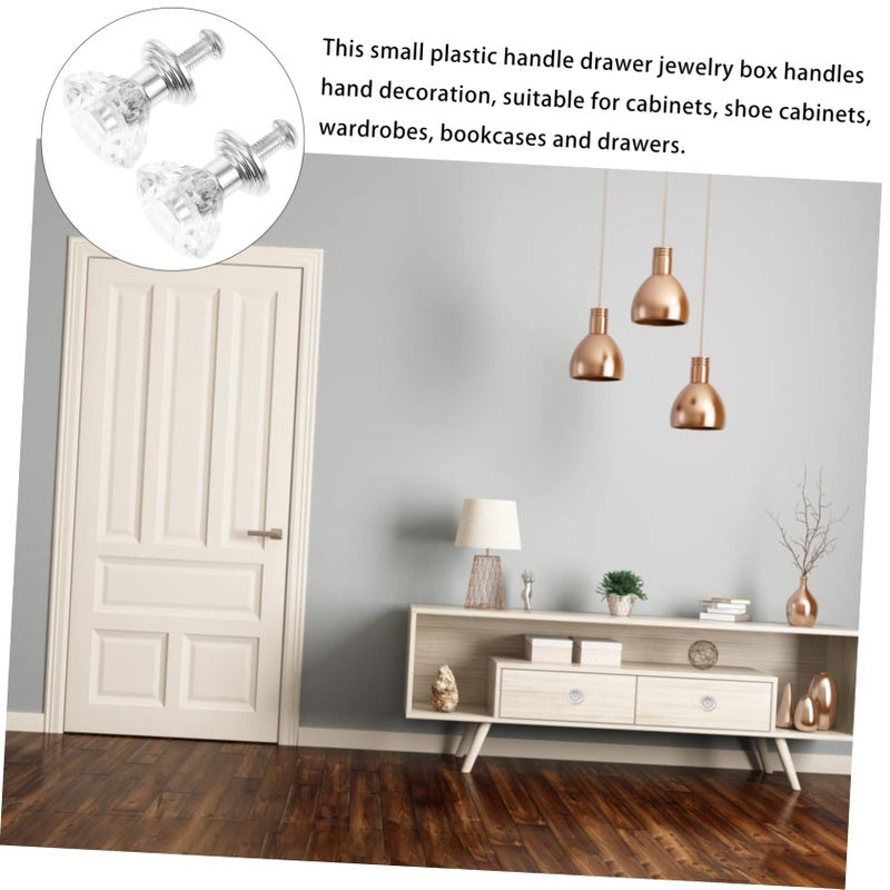 20Pcs Brushed Nickel Cabinet Knobs Drawer Pulls Plastic Handles For Dresser Door - Image 5