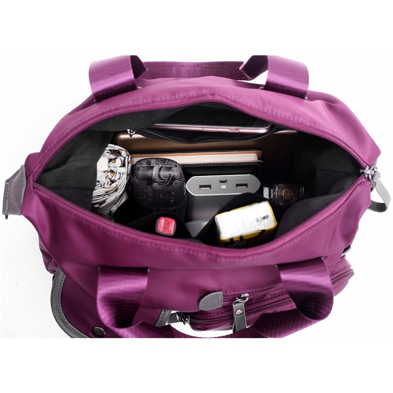 Women's bags 2022 new fashion large-capacity handbags casual nylon shoulder messenger bag manufacturers wholesale red - Image 5