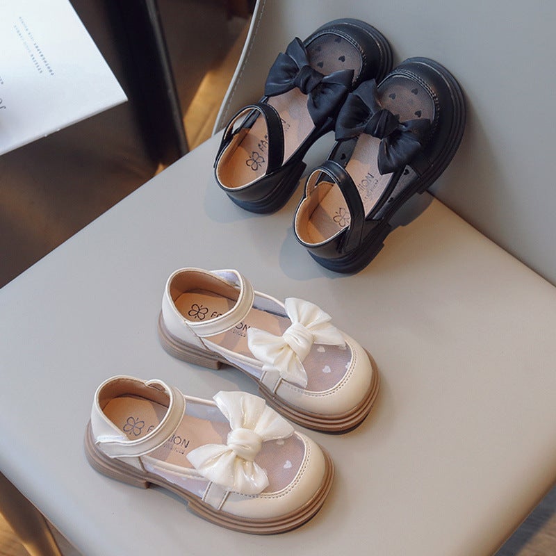 Kuromi Girls' Small Leather Shoes 2025 Spring And Soft-Soled Versatile Kidsren'S Princess Shoes Girls Student Shoes - Image 3