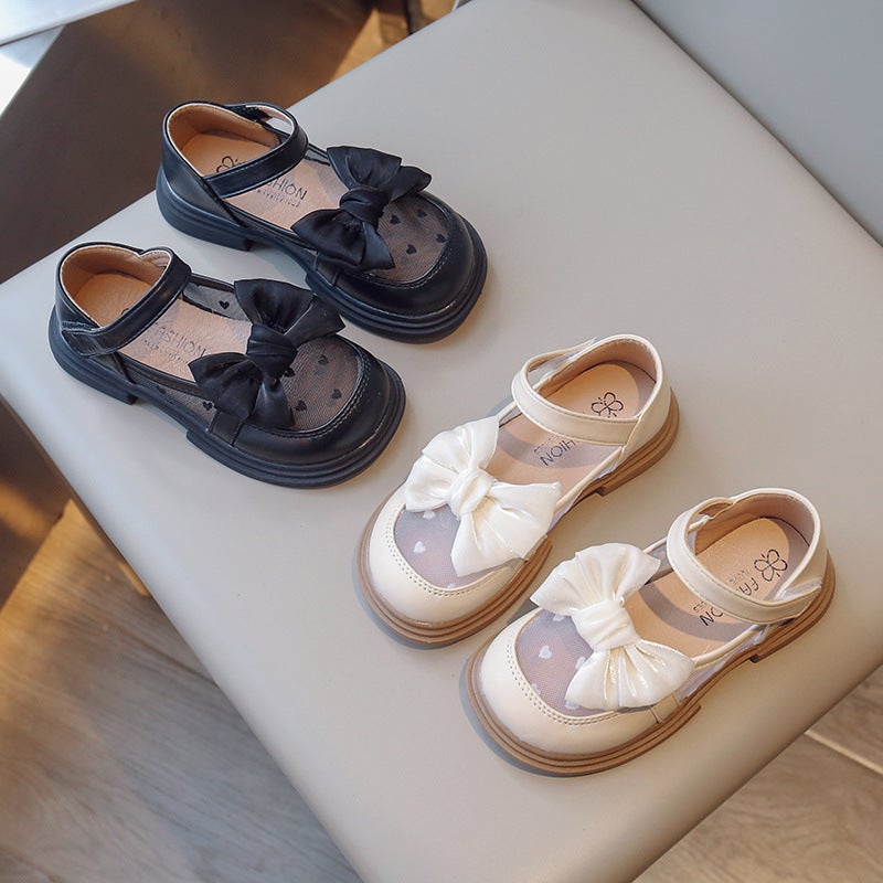 Kuromi Girls' Small Leather Shoes 2025 Spring And Soft-Soled Versatile Kidsren'S Princess Shoes Girls Student Shoes - Image 2