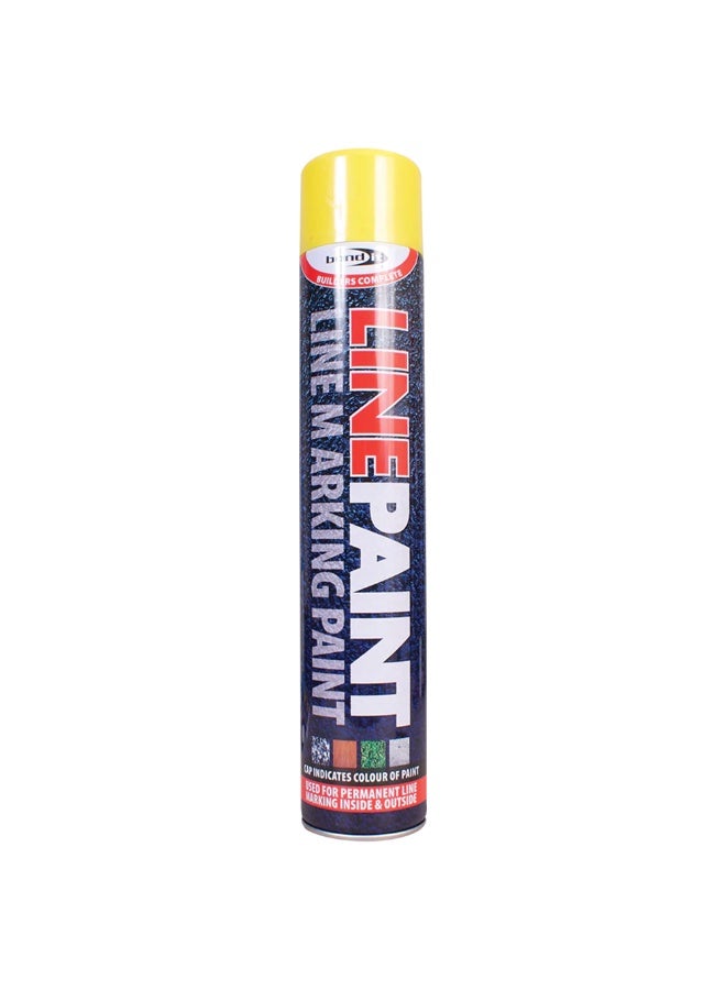 Bond It Bond-It Line-It Linemarker Paint Color Yellow 750ml - Image 2