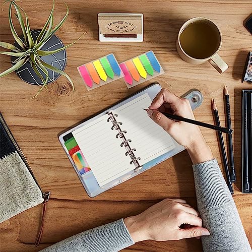 Harphia A7 6-Hole Binder Refill Value Set, 90-Sheet Rulled Line Loose Leaf Paper with Stickers and Dividers, Planner Inserts with Binder Pockets - Image 3