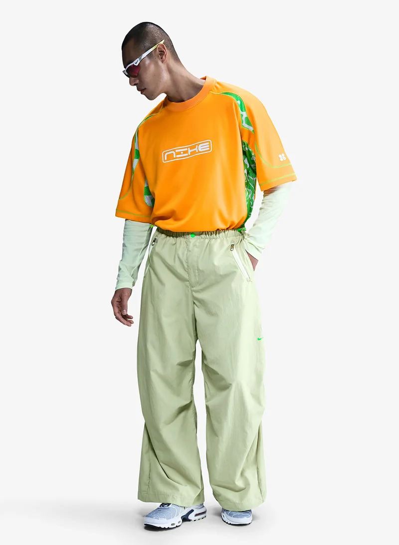 Loose Fit Parachute Trousers