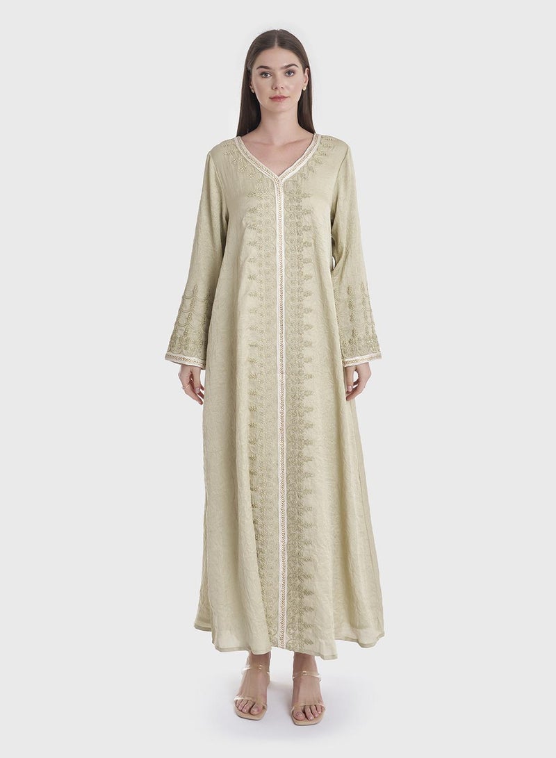 KASHKHA Crushed Texture Maghrabi Panel Jaabiya - Image 2