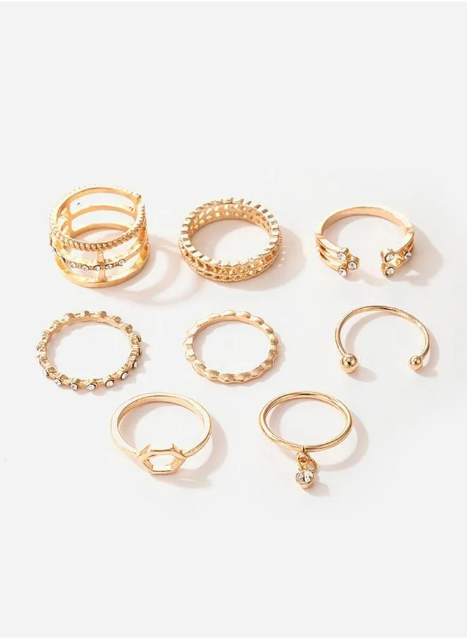 Styli Styli Set of 8- Assorted Rings