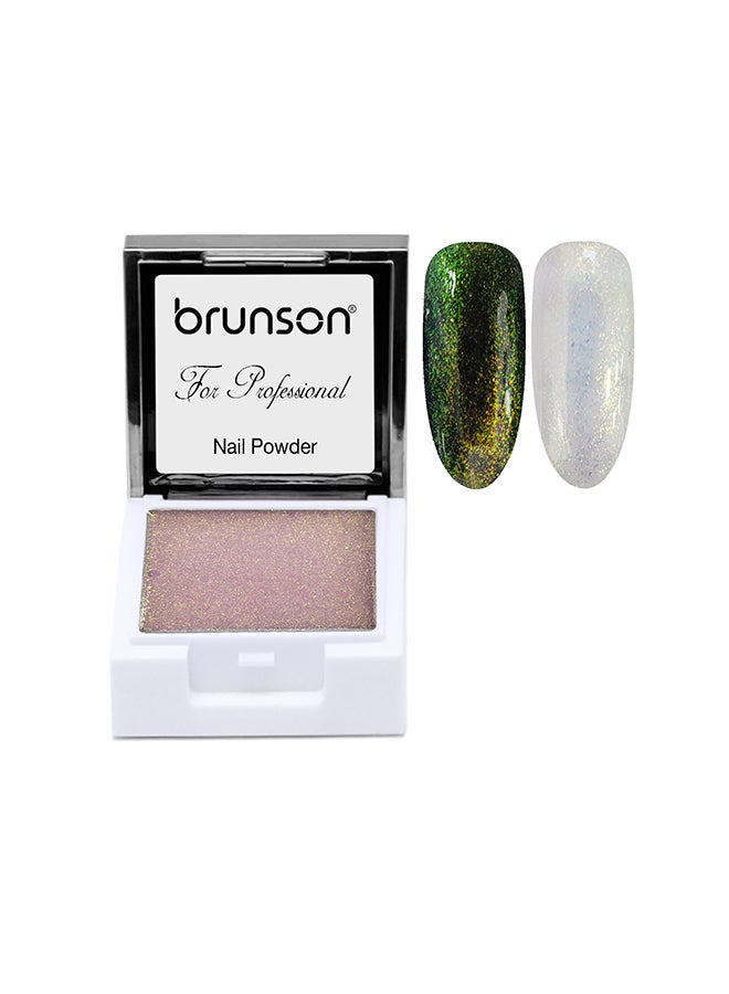 brunson Nail Art Powder UV Gel Powder Aurora Painting Square Liquid Powder Solid Pigment TP09