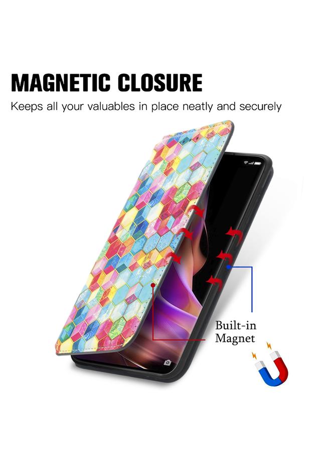 اس-توب جراب هاتف جلدي مغناطيسي ملون لهاتف OPPO Reno9 Pro+ CaseNeo - Image 5