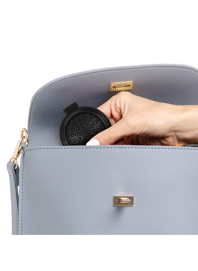 Aooba 3Pcs Folding Travel Hair Brush With Mirror, Mini Comb/Wet Brushes, Compact Purse Pocket Hair Massage Combor For Women And Girls - Image 3
