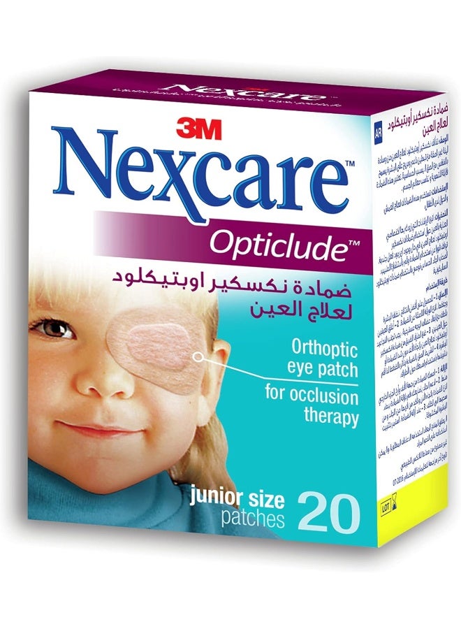 Nexcare 3M Nexcare 1537 Junior Opticlude Orthoptic Eye Patch - 20 Pieces - Image 3