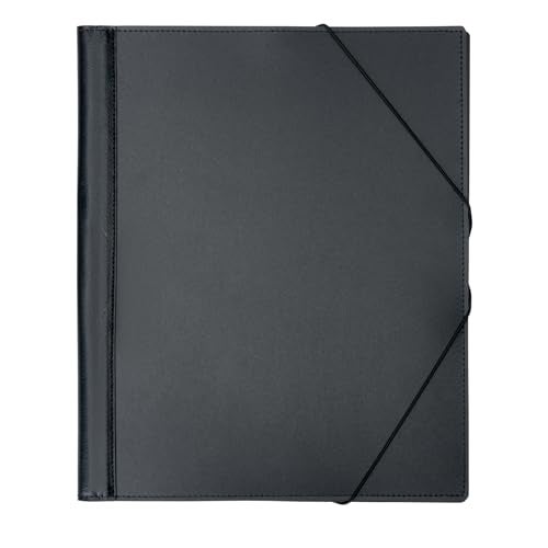 Protec Fusion Music Folder with Elastic Band Closure, Black, Model F4E - Image 2