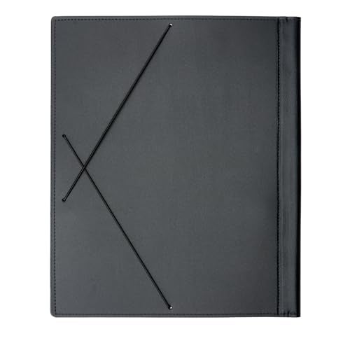 Protec Fusion Music Folder with Elastic Band Closure, Black, Model F4E - Image 3