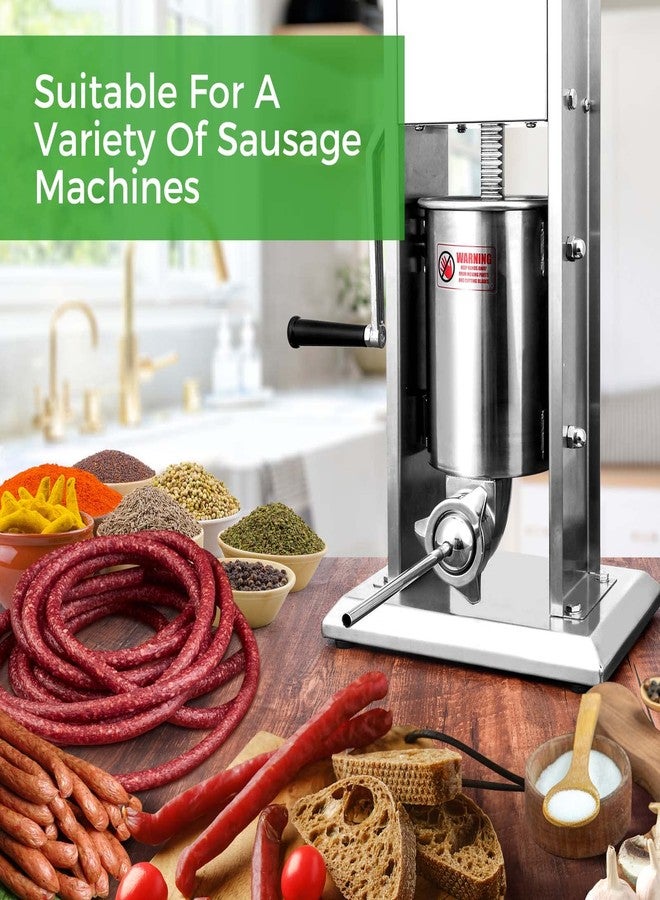 Wutfly 10mm Stainless Steel Sausage Stuffer Tube, #5 Meat Grinder Funnel Attachment for Homemade Snack Sticks & Breakfast Links, Slim Sausage Stuffing Horn Replacement - Image 5