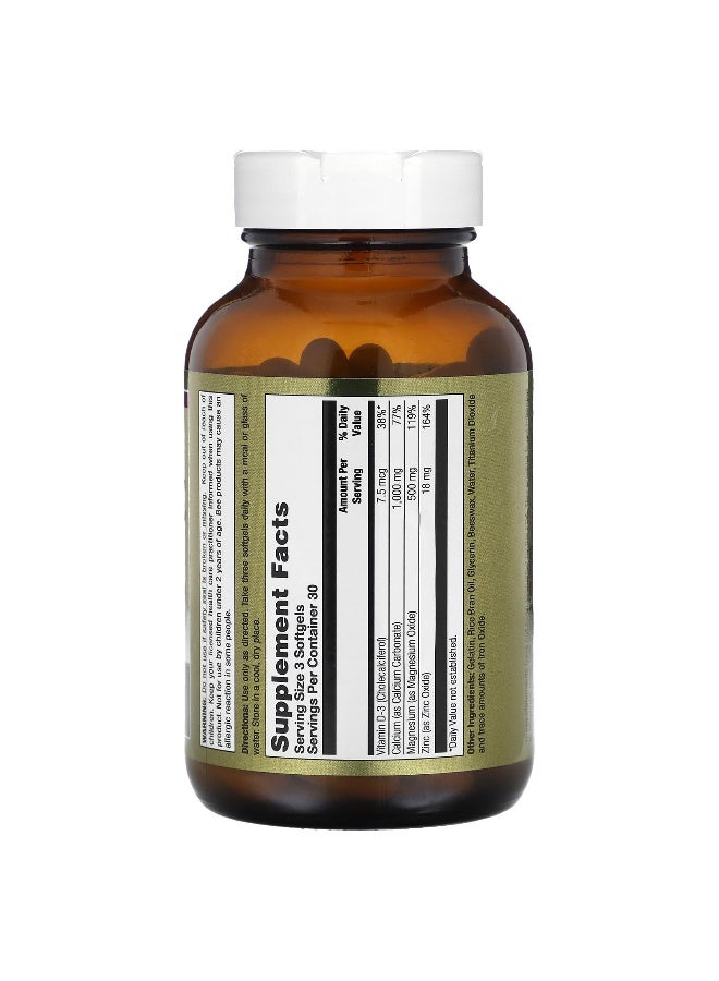 LifeTime Vitamins LifeTime Vitamins, Cal-Mag-Zinc with Vitamin D, 90 Softgels - Image 2