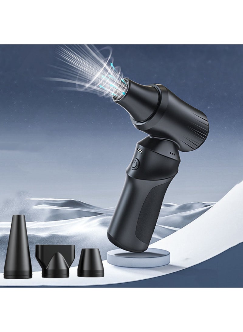 Changli Electric Air Duster, 130,000 RPM 3 Gear Adjustable Cordless Air Blower, 6000mAh Rechargeable Battery,Portable Dust Cleaner for Computer,Car Home & Outdoor,Replaces Compressed Air Cans - Image 1