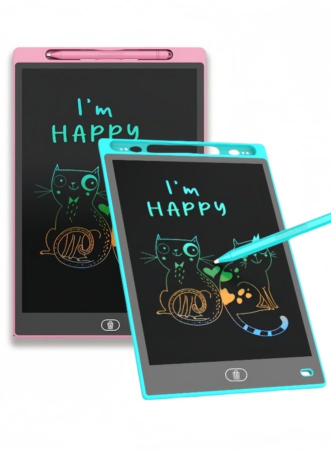 Kibee 2 Pack 10 Inch LCD Writing Tablet for Kids - Preschool Drawing Tablet Toys & Toddler Travel Essential Toys, Christmas Stocking Stuffers for Kids, Easter Basket Stuffers for Kids - Image 1