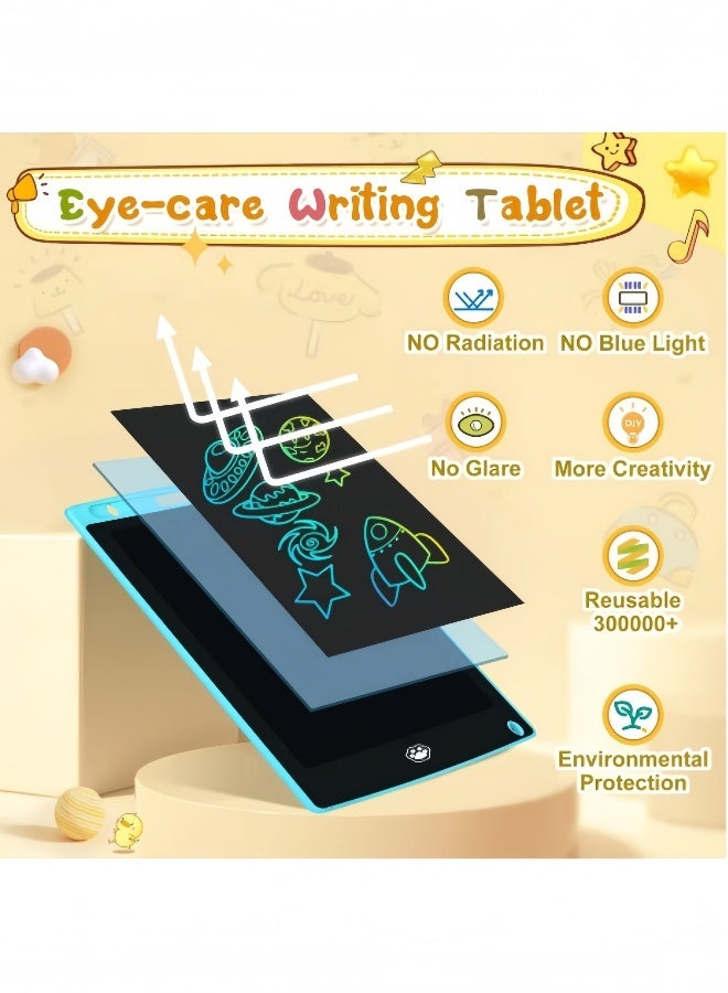 Kibee 2 Pack 10 Inch LCD Writing Tablet for Kids - Preschool Drawing Tablet Toys & Toddler Travel Essential Toys, Christmas Stocking Stuffers for Kids, Easter Basket Stuffers for Kids - Image 2
