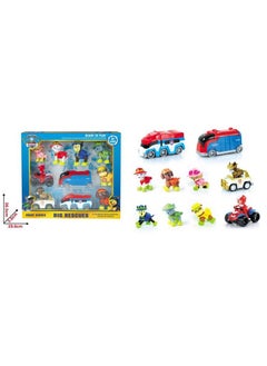 Swift 6 Pcs Dog Special Paw Patrol Car Toy Set, 1:55 True Metal Classic Gift Pack Collectible Diecast Vehicles Pull Back Cars, Animal Kingdom Playset for Kids  - Image 3