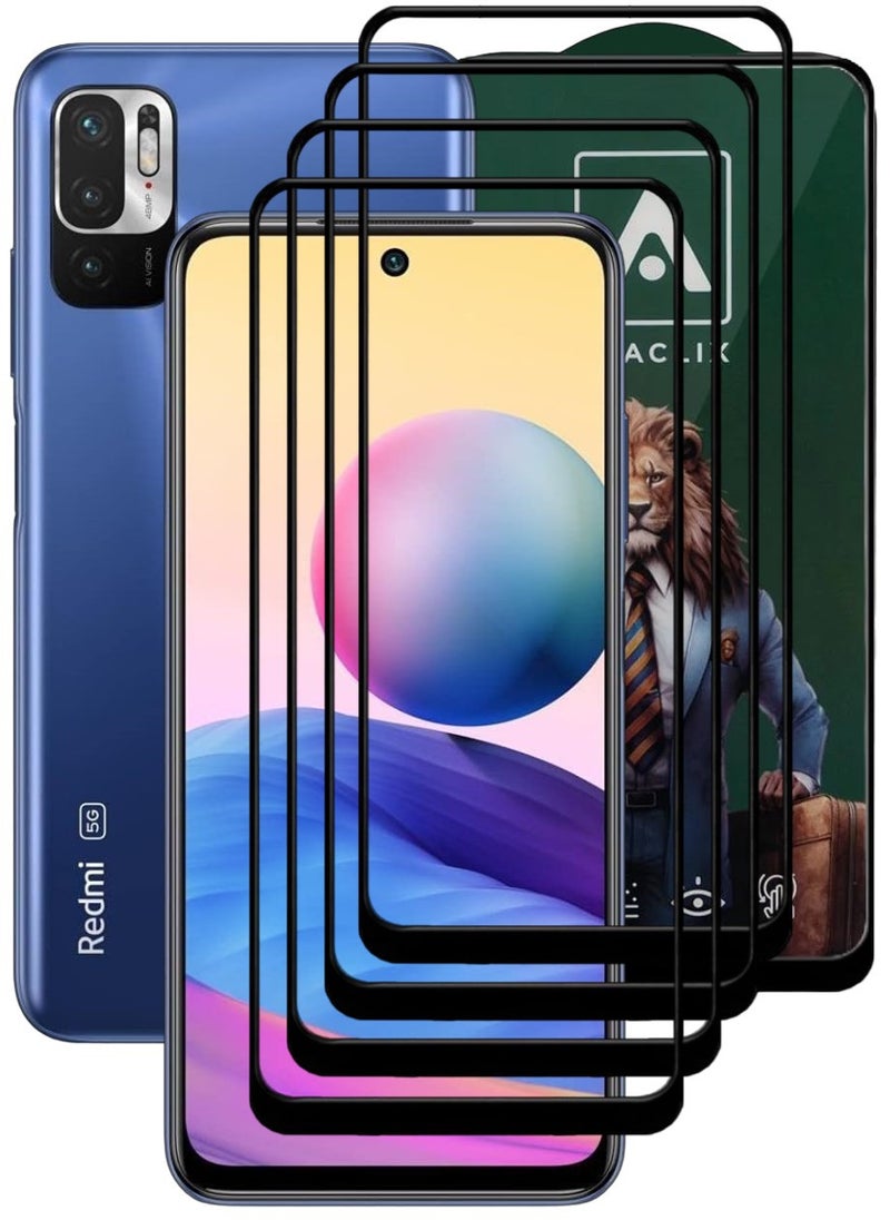 ACLIX 5 Pieces Antistatic ESD Dustproof Premium Quality High Definition Tempered Glass Screen Protector Designed For Xiaomi Redmi Note 10 5G - Image 1