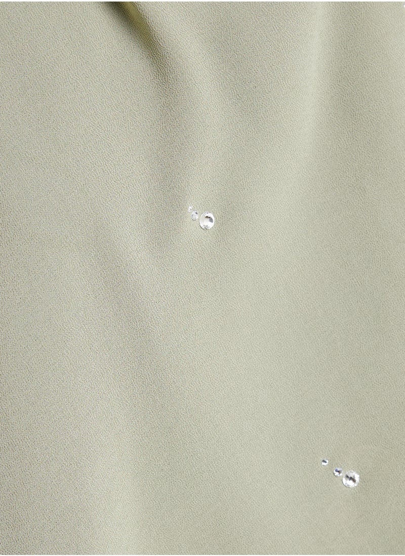 Khizana - Diamante Detail Long Hijab Scarf - Image 1