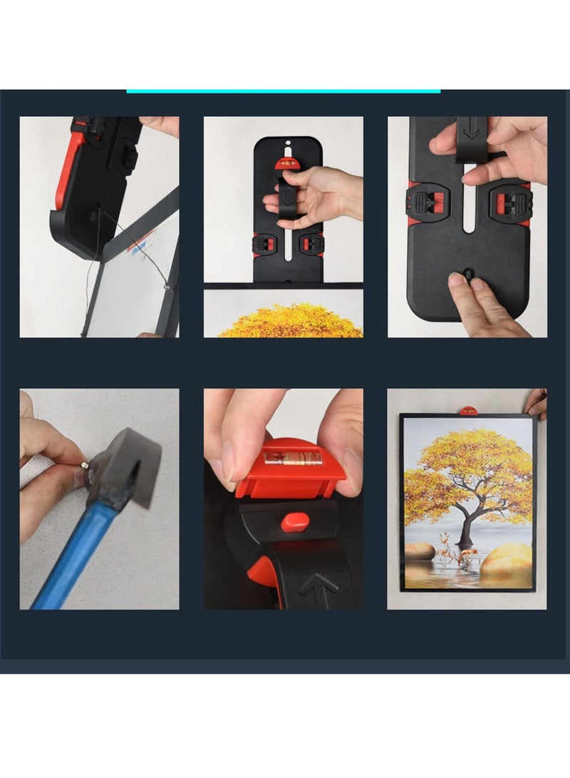 Excefore Picture Hanging Tool with level, All-in-One Hang It Picture Hanging Tool, Portable Picture Leveling and Hanging Tool, Picture Hanging Level for Hang Pictures, Mirrors, TVs, and Shelves - Image 2