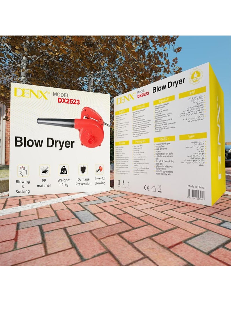 Denx DENX Handheld electric air blower for removing and cleaning dust DX2523  - Image 4