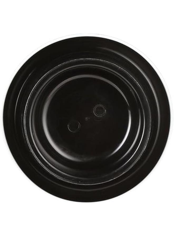 مودرينا وعاء طعام عشاء فاخر وعصري للكلاب والقطط، 350 مل، أسود - Image 2