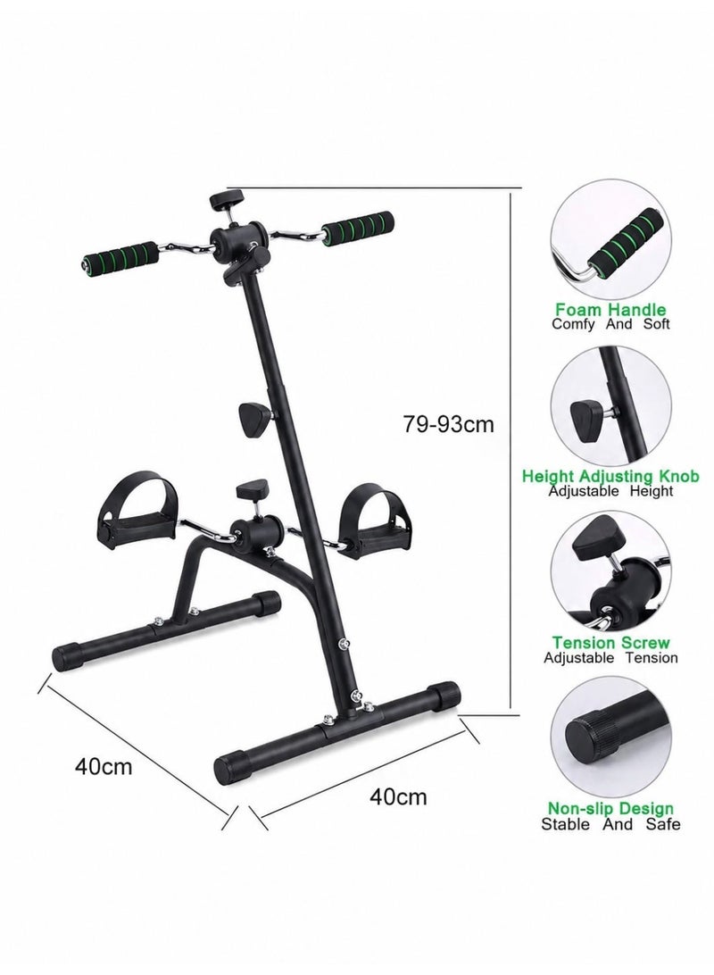 WALALLA Pedal Exerciser Bike Hand Arm Leg and Knee Peddler Adjustable Fitness Equipment for Seniors, Elderly Home Pedal Exercise Bike for Total Body - Image 4