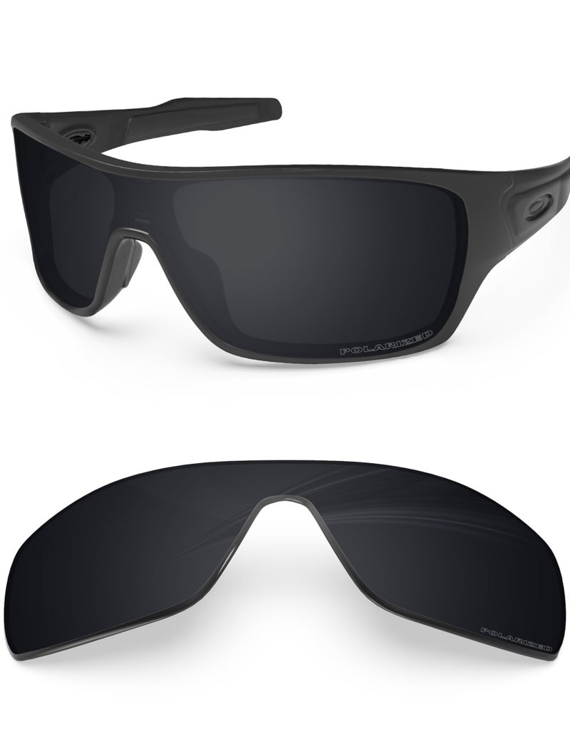 BLAZERBUCK Anti-salt Polarized Replacement Lenses for Oakley Turbine Rotor OO9307 - Black - Image 1