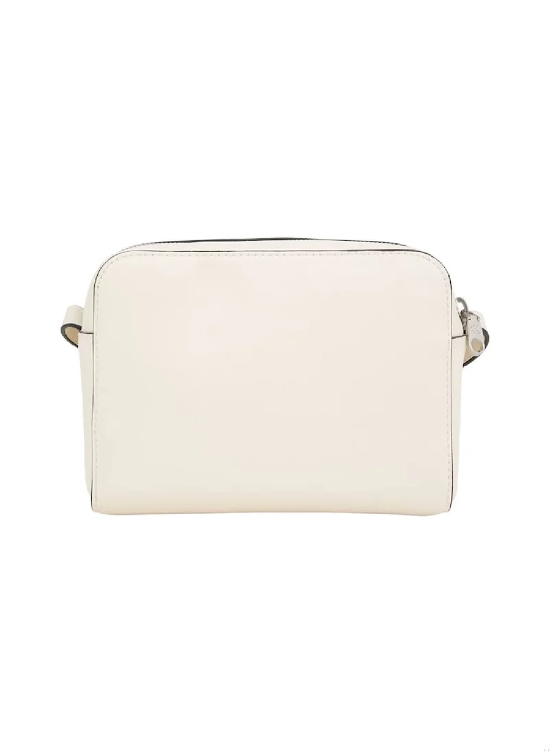 Calvin Klein Jeans Women's Crossbody Bag - Faux Leather, White