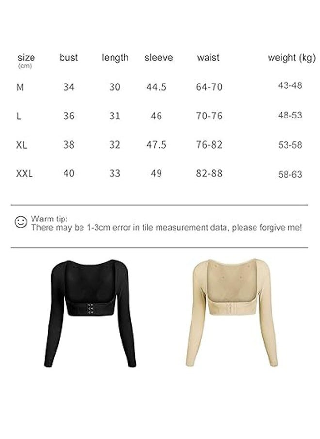 Generic - Womens  Upper Arm Shapers without  Volcanic Stone Or Energy Stone, Post Surgical Compression Sleeves, Push Up Corset Top, Chest Girdle Lift Up Shapewear, Posture Correcto - Image 1
