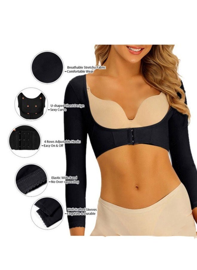 Generic - Womens  Upper Arm Shapers without  Volcanic Stone Or Energy Stone, Post Surgical Compression Sleeves, Push Up Corset Top, Chest Girdle Lift Up Shapewear, Posture Correcto - Image 1