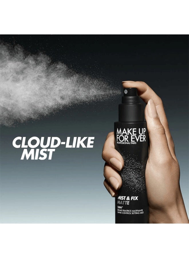 Make Up For Ever Mist & Fix Matte 24HR Setting Spray 100ml - Image 4
