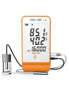 Elitech GSP-6G Digital Temperature And Humidity Data Logger With Detachable Buffered Probe