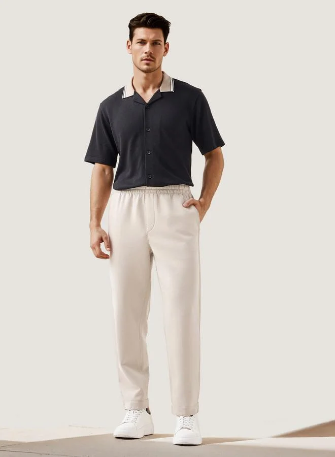 سبلاش فيڤ بنطلون رياضي بقصة عادية وجيوب