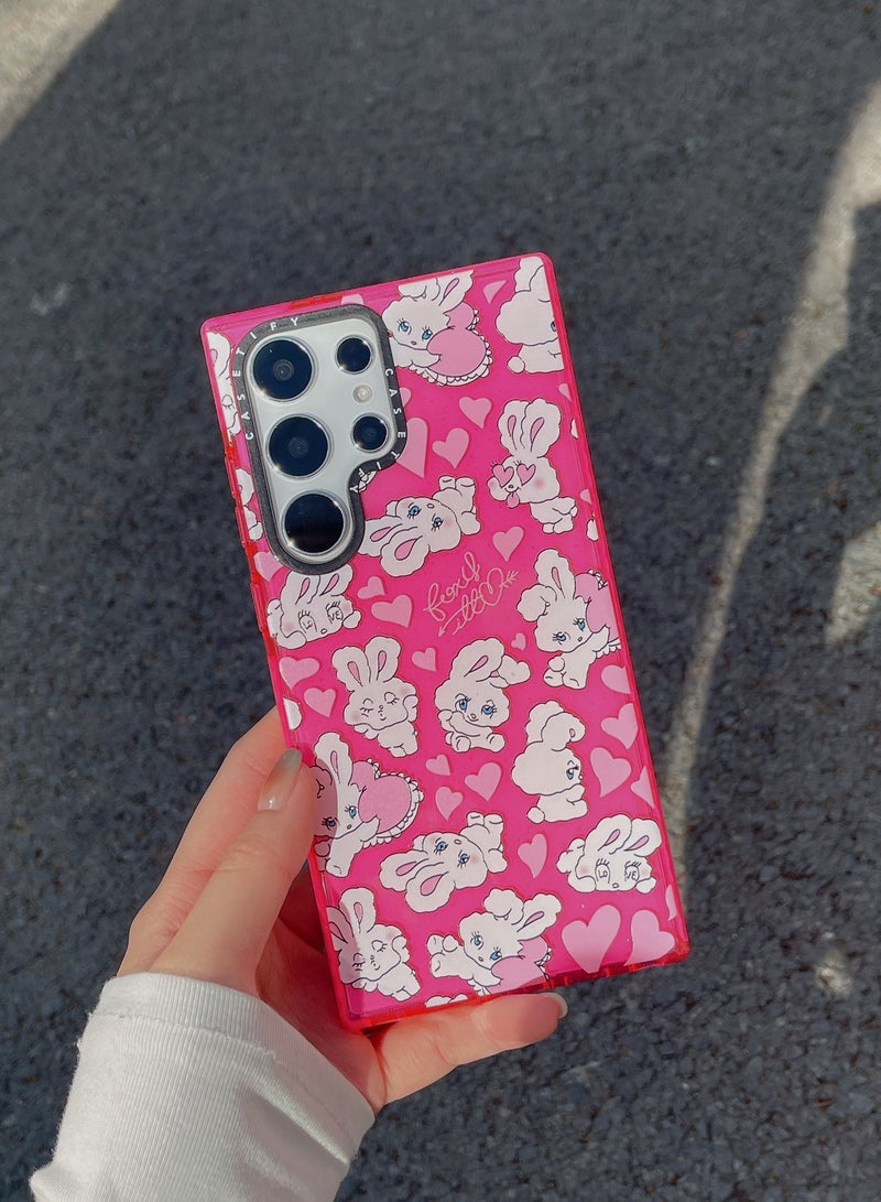 Casetify Samsung Galaxy S24 Ultra Playful Hearts Bunny Case - Image 2