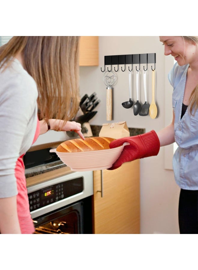 كيلا مجموعة أدوات تحضير العجين المخمر، ٢٤ قطعة من لوازم خبز العجين المخمر، مجموعة سلال تخمير العجين المصنوعة من السيليكون (قطعتان)، مجموعة أدوات تحضير العجين المخمر للمبتدئين مع ١٠ أكياس خبز لمحبي الخبز - Image 4