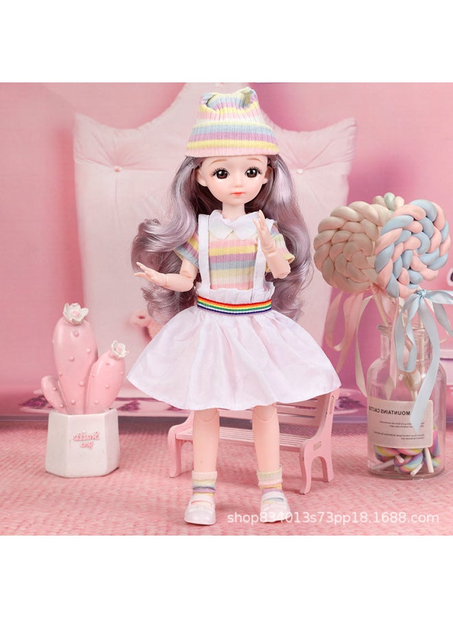 High-looking 30cm Yi Tian Barbie Doll Little Princess Suit 20 Joint BJD Girl Birthday Gift Toy-Color:Zhixiu-Height:Real Eye Version + Full Joint Movable ]  - Image 1