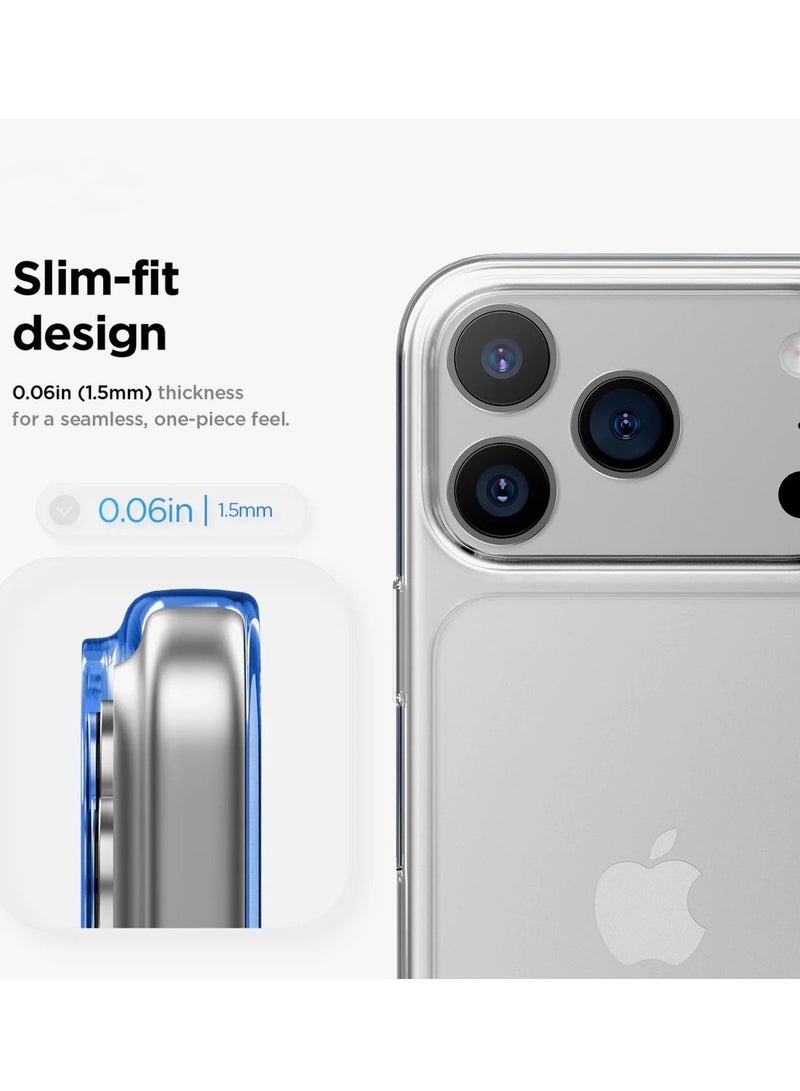 Crystal Clear Transparent Phone Case for iPhone 17 Pro Max – Slim Ulta Thin Hard TPU Shockproof Cover, Anti-Yellowing Crystal Clear Protective Back Case with Camera Protection - Image 3