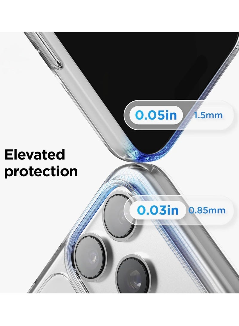 Crystal Clear Transparent Phone Case for iPhone 17 Pro Max – Slim Ulta Thin Hard TPU Shockproof Cover, Anti-Yellowing Crystal Clear Protective Back Case with Camera Protection - Image 4