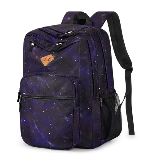 ZORFIN 26L Backpack for College, and Travel: Water Resistant Bookbag - Night Sky - Image 1