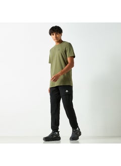 Kappa Kappa Solid Crew Neck T-shirt with Short Sleeves  - Image 1