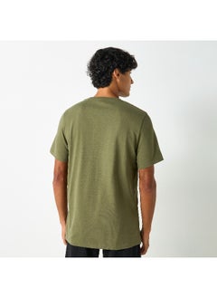 Kappa Kappa Solid Crew Neck T-shirt with Short Sleeves  - Image 2